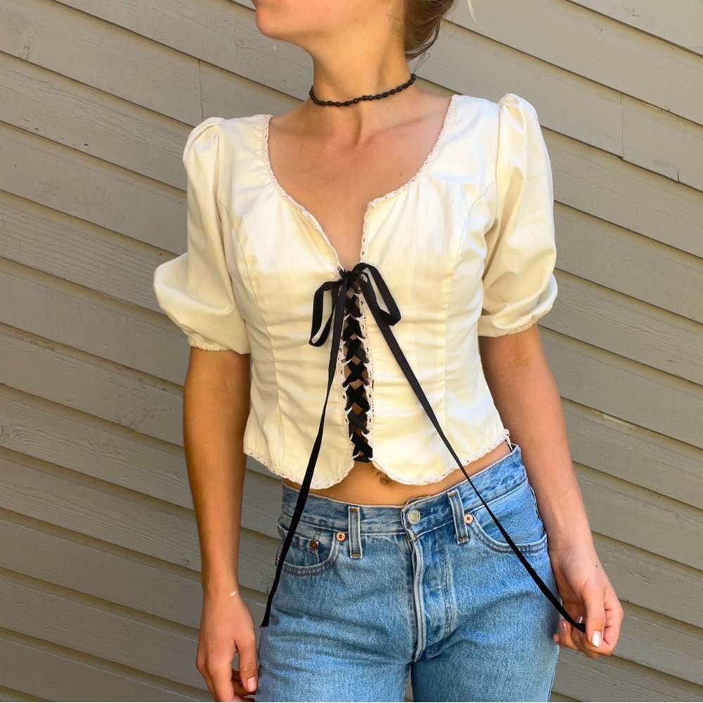 Painted Biker Style Corset